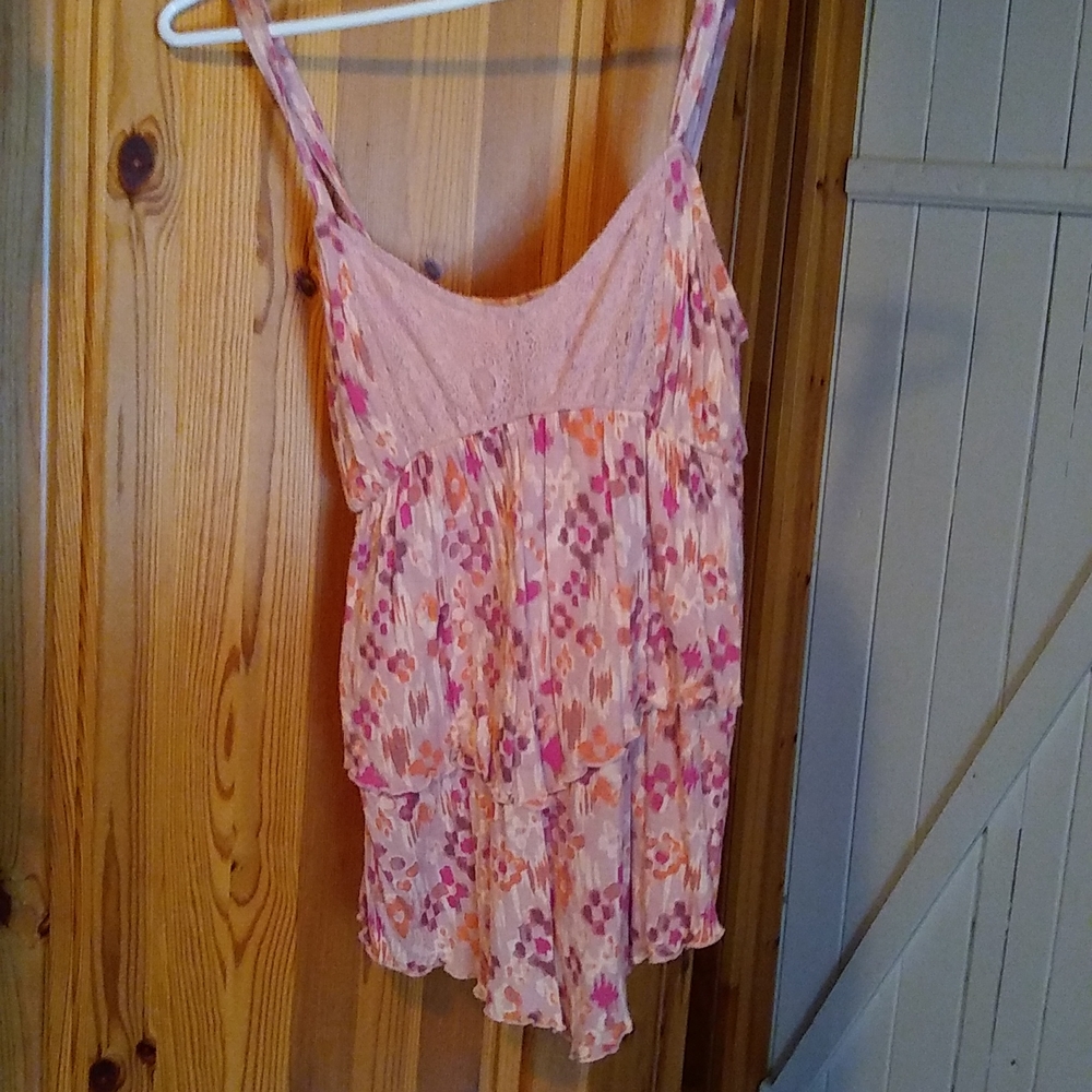 Pink rayon top